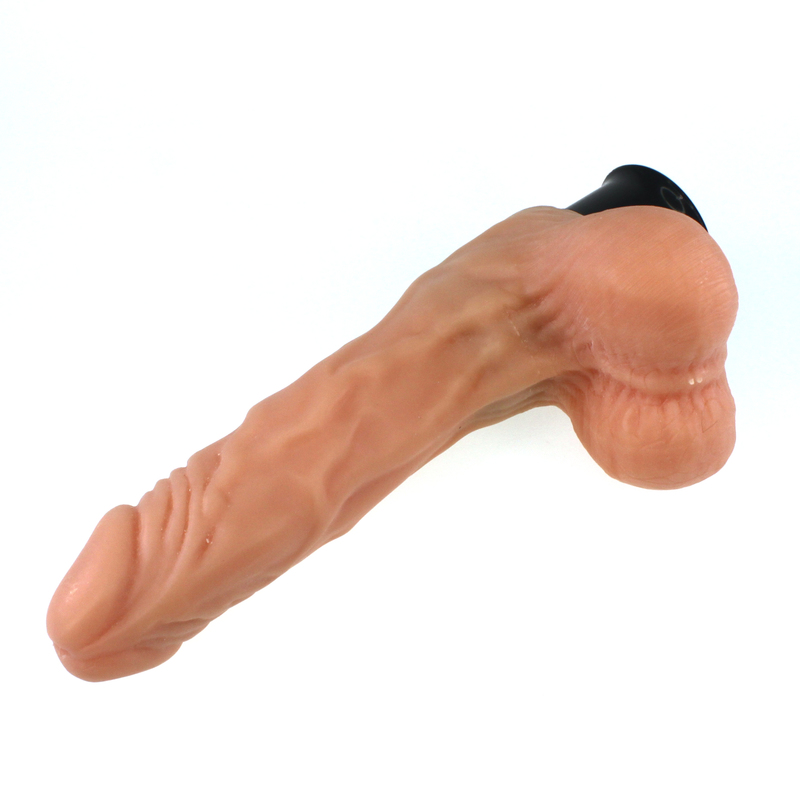 (image for) Real Feel Curved Vibrating Dildo